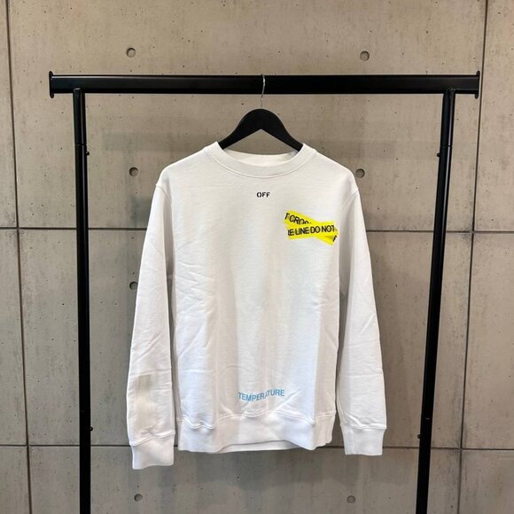 Off White Firetape Sweatshirt Size S - Picture 1 of 10